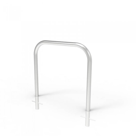 cbr1f stainless steel bike rail perspective