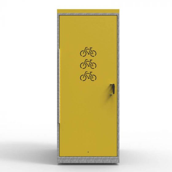 cbl v class a vertical bike locker for 1 bike 1